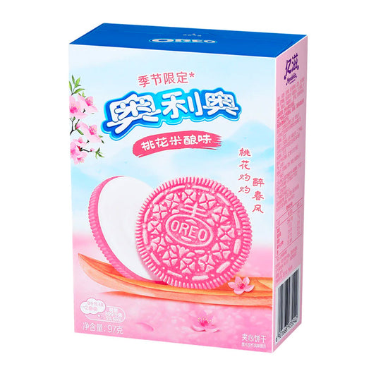 Oreo Sakura Peach Blossom Biscuit Cookies (97g) (China) 6-Pack