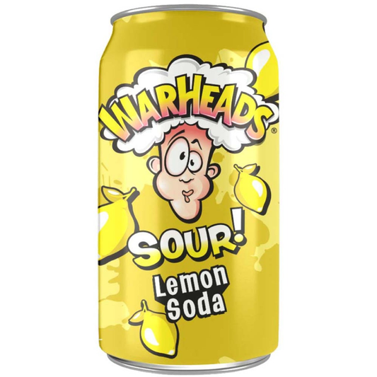 Warheads Sour Lemon Soda (340ml) 12-Pack