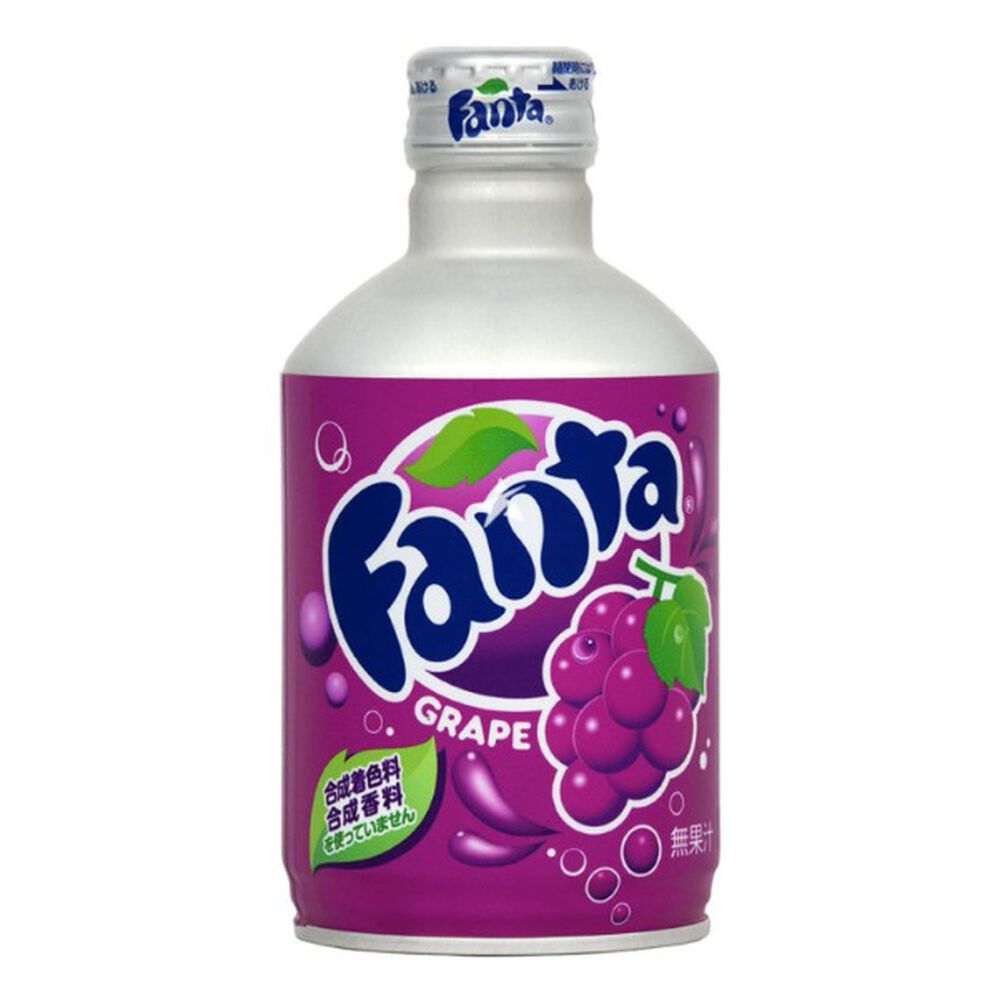 Fanta Grape Aluminum Can (300ml) (Japan) 6-Pack