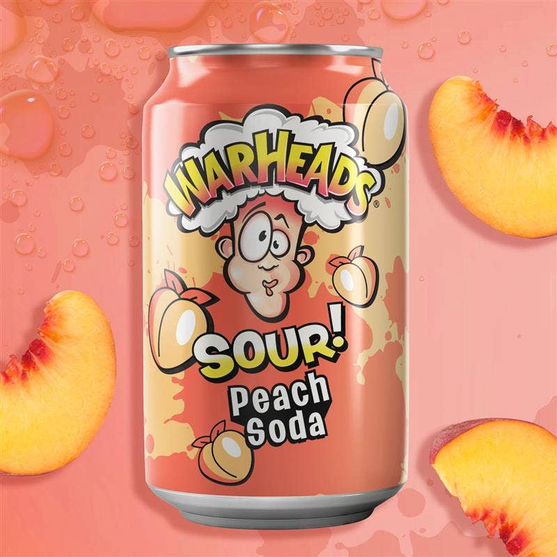 Warheads Peach Soda