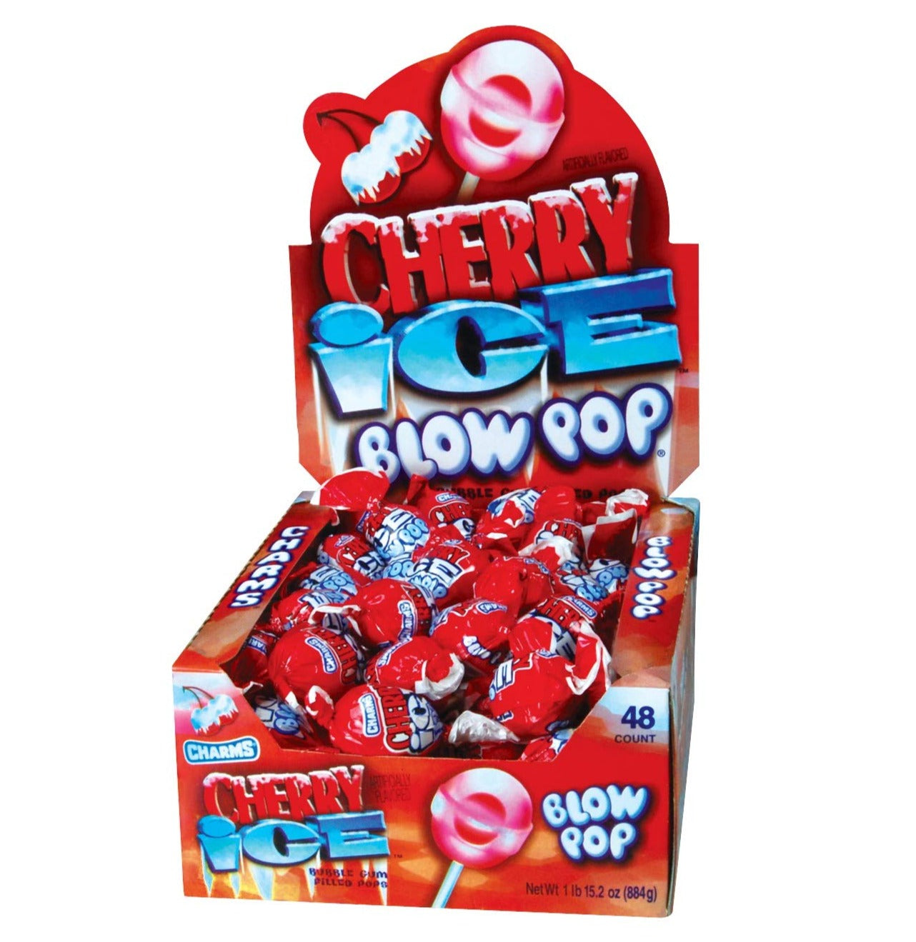 Charms Blow Pops, Cherry Ice Flavor (18.4g) (48ct)