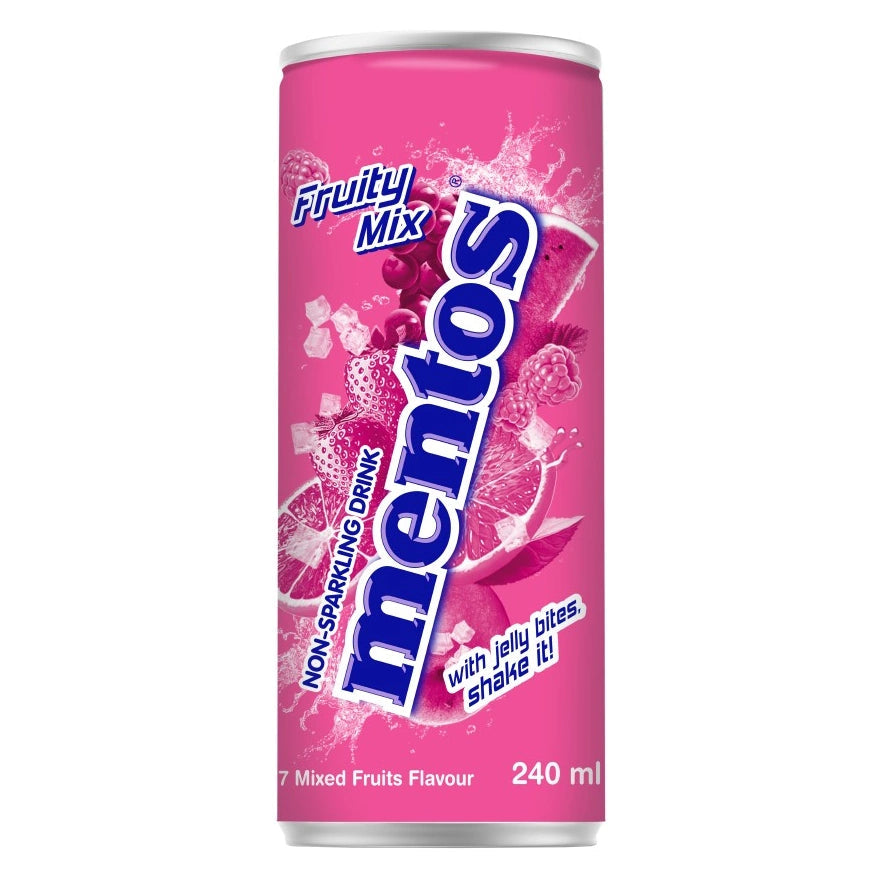 Mentos Mixed Fruit with Jelly Bites (240ml) 6-Pack