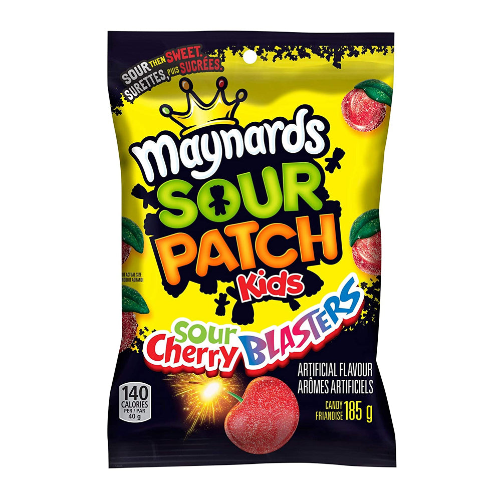 Maynards Sour Patch Kids Cherry Blaster 185g (Canada) 6-Pack