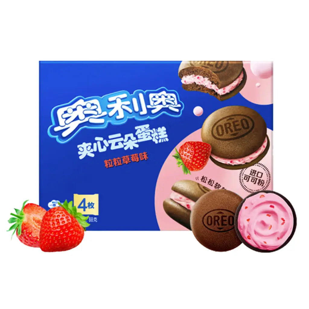 Oreo Cakesters Strawberry (88g) (China) 6-Pack
