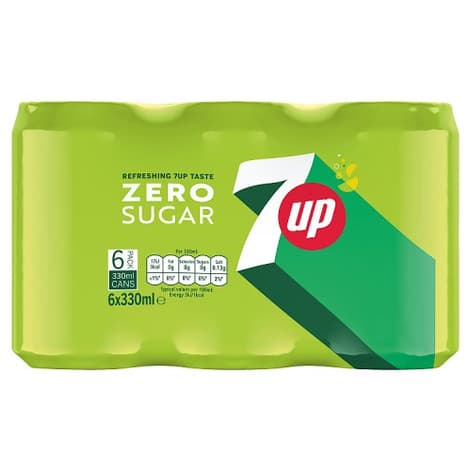 7UP Moito (330ml) (Canada) (6 PACK)