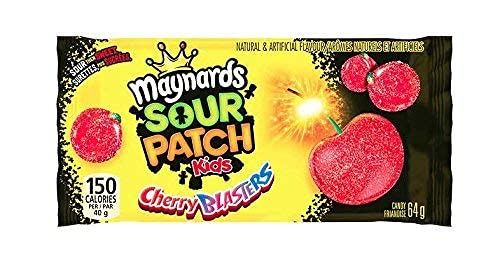 Sour Patch Kids Sour Cherry Blasters (64g) Canada (18ct)