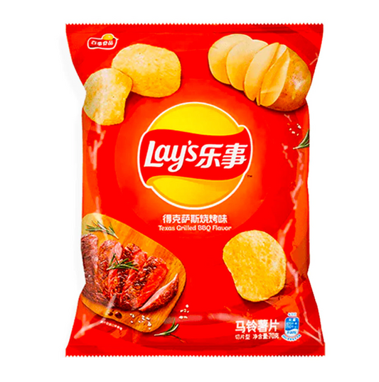 Lay's Texas Grilled BBQ (70g) (China) 6-Pack
