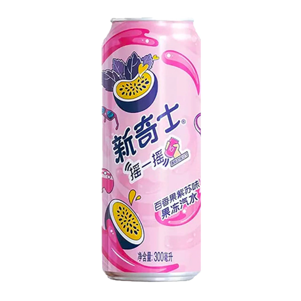 Sunkist Passionfruit Perilla Flavor Jelly Soda (300ml) 12-Pack