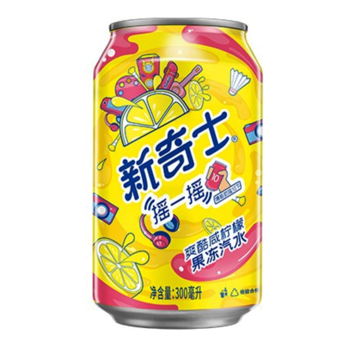 Sunkist Cool Salty Lemon Jelly Soda (300ml) (China) 12-Pack