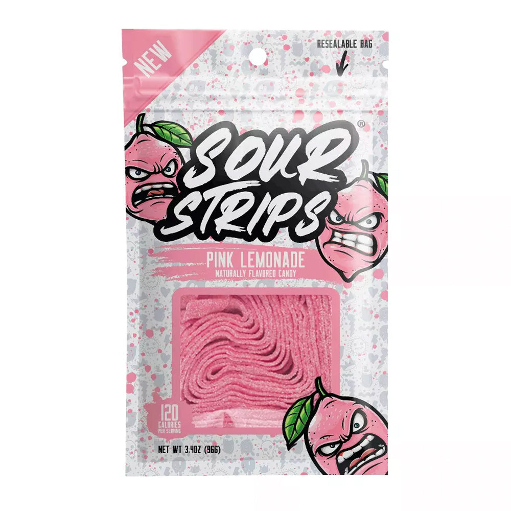 Sour Strips Pink Lemonade (3.7oz) 4-Pack
