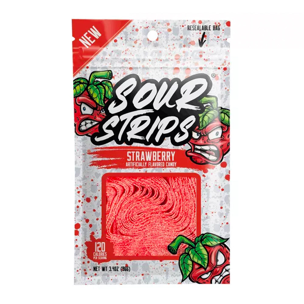 Sour Strips Strawberry (3.7oz) 4-Pack