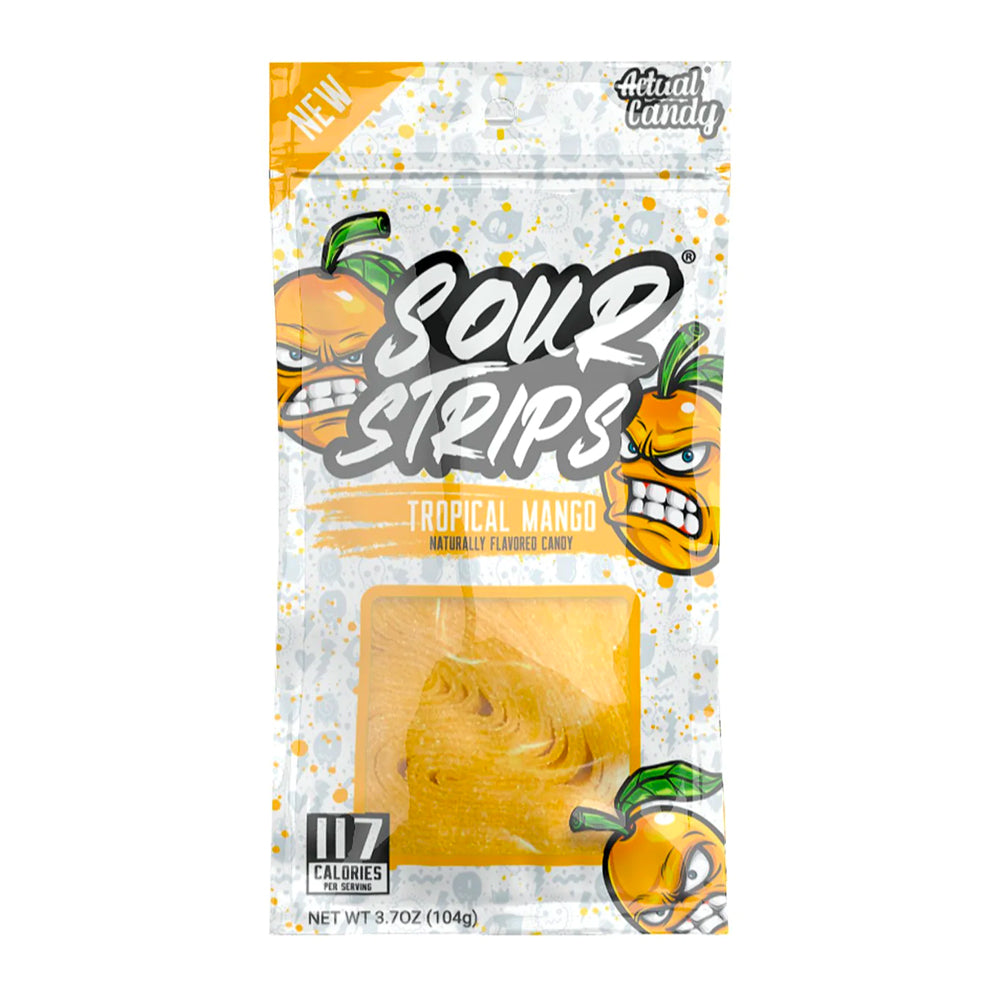 Sour Strips Tropical Mango (3.7oz) 4-Pack