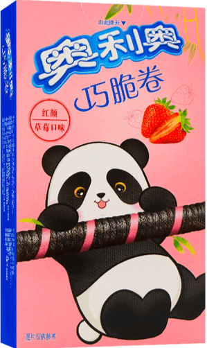 Oreo Wafer Roll Strawberry (55g) (China) 6-Pack