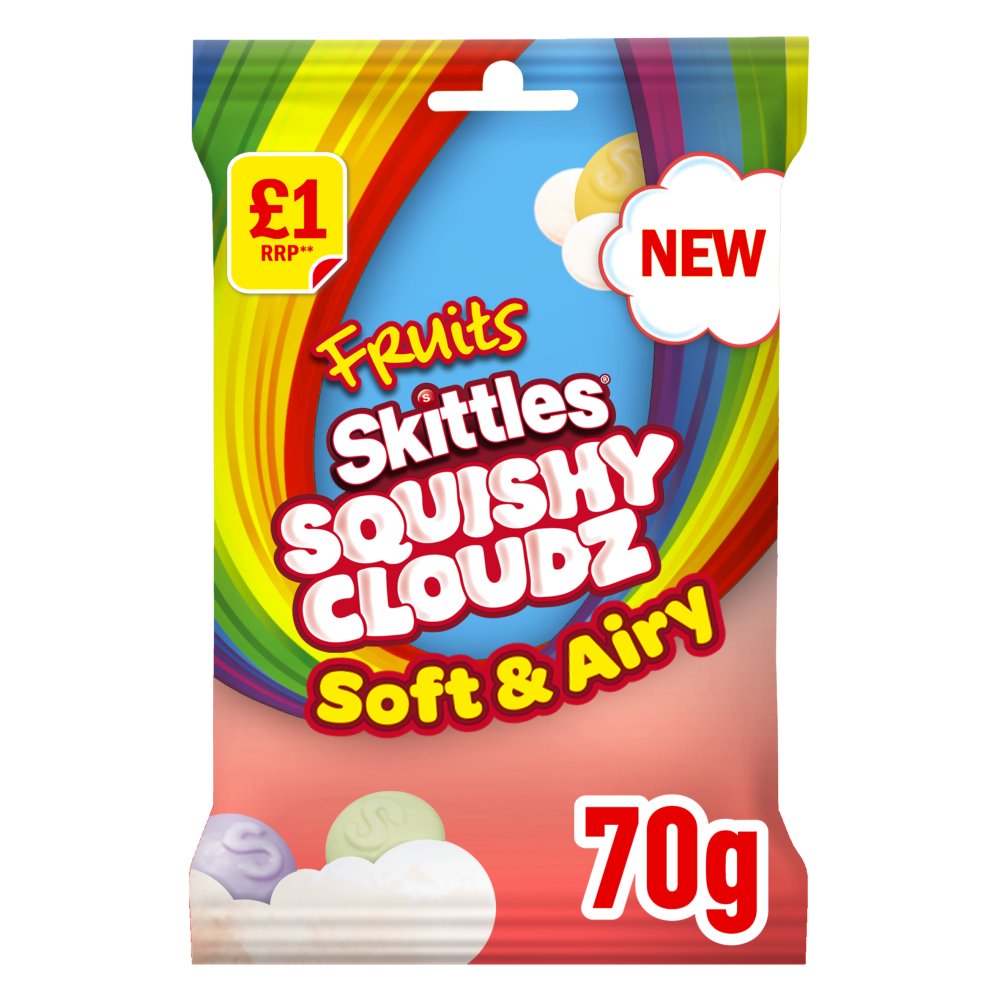 Skittles Squishy Cloudz Fruits (70g) 6-Pack