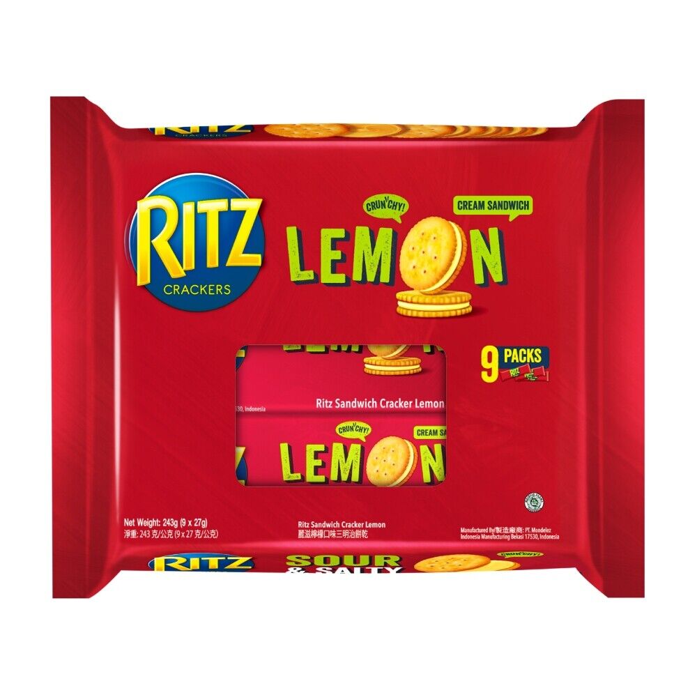 Ritz Lemon Crackers (27gx9) 4-Pack