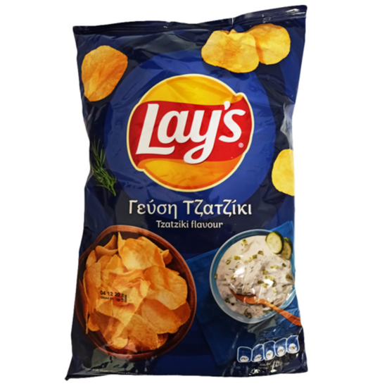 Lay's Potato Chips flavour Greek Tzatziki (128g) 6-Pack