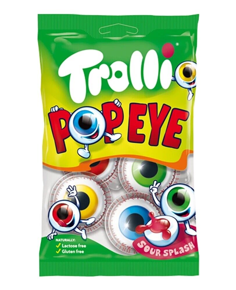 Trolli - Gummy Eyes w/ hanging display (18g) 5-Pack