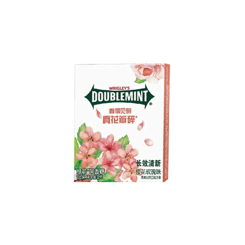Doublemint Gum - Rose Mint/Sakura & Rose/Jasmine Mint (1.13oz) (China) 12-Pack