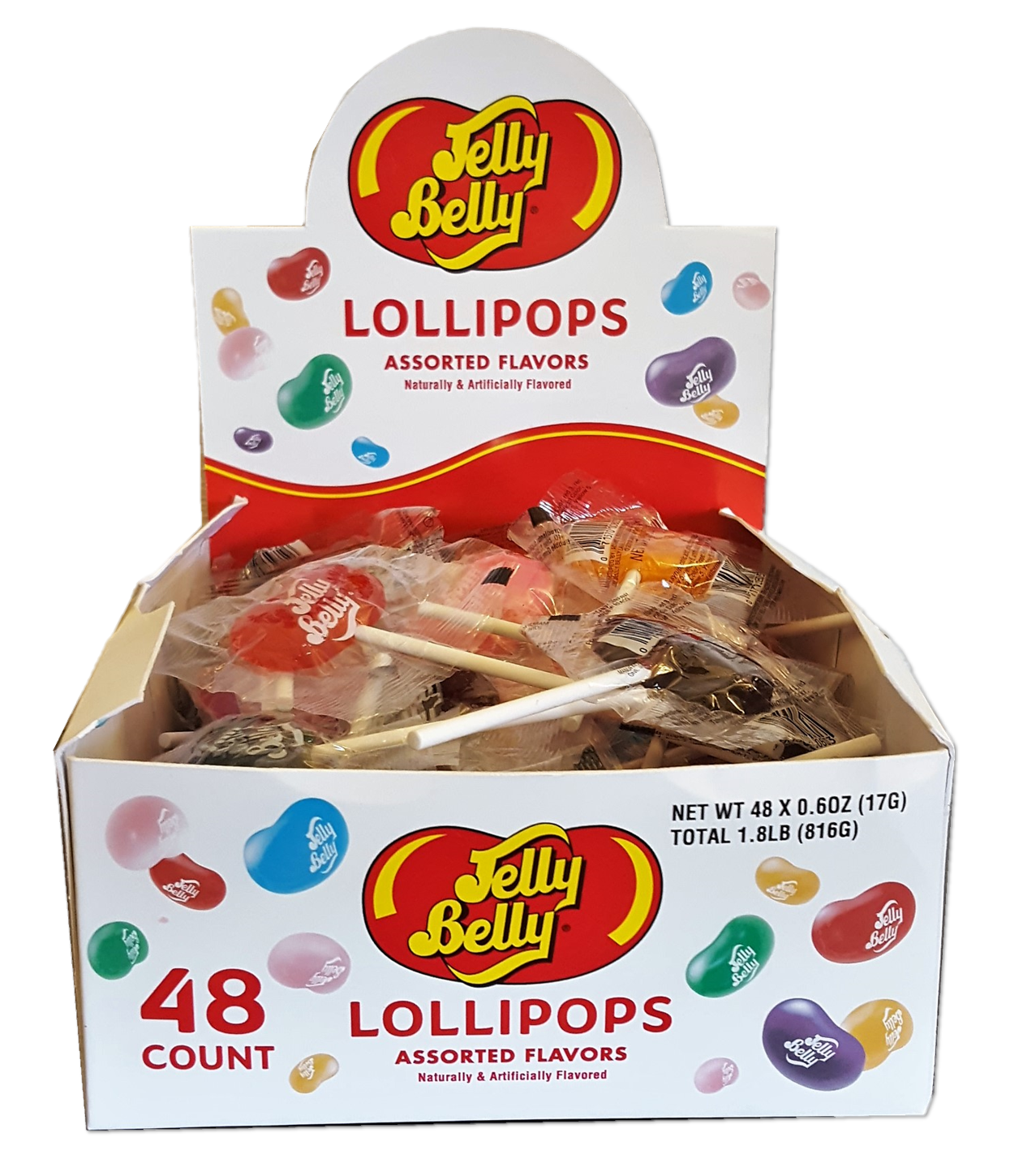 Jelly Belly Lollipops (17g) (48ct)