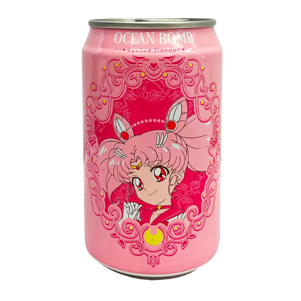 Ocean Bomb Sailor Moon Sailor Chibiusa Sparkling Water Lychee Flavor (11.15) (Taiwan) 6-Pack