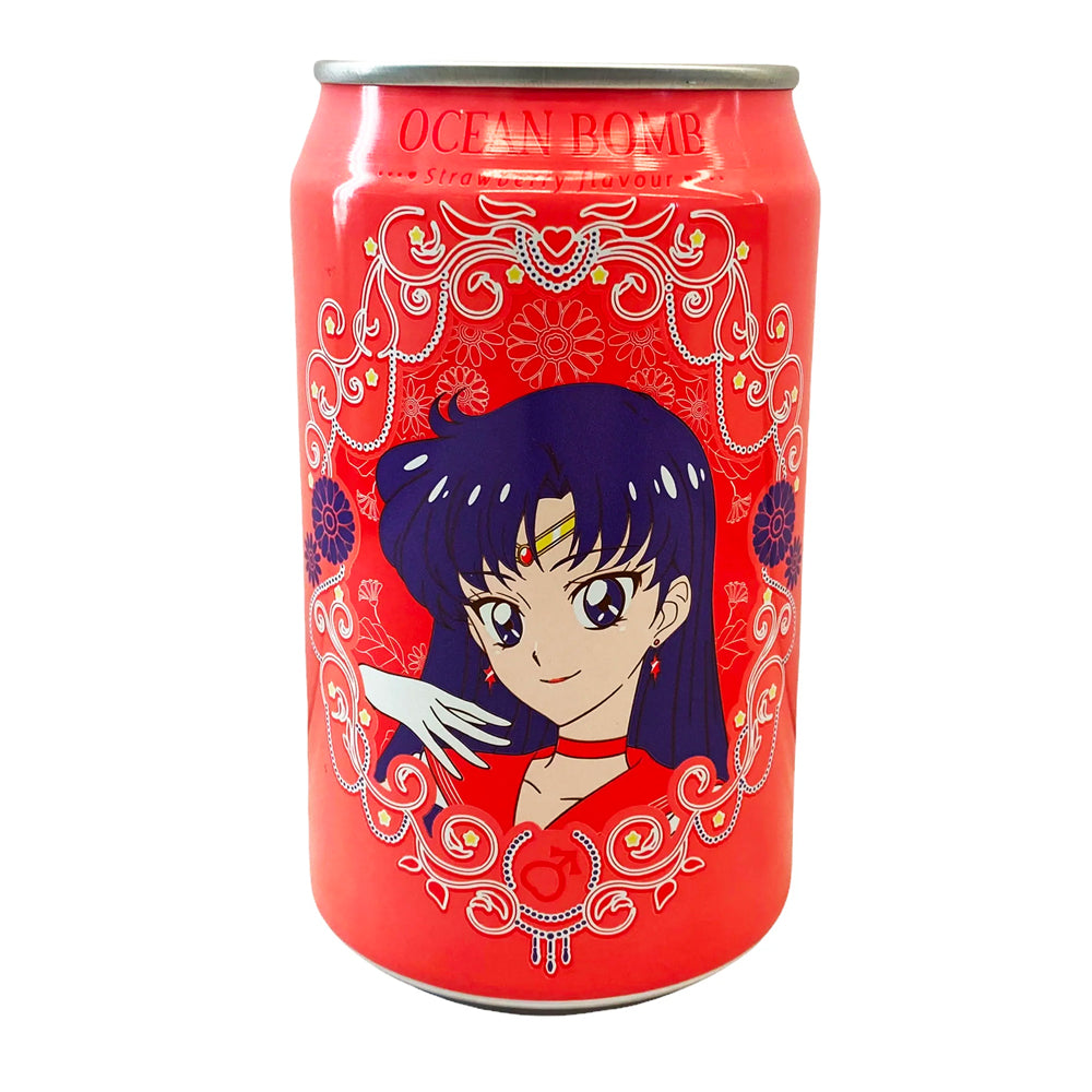 Ocean Bomb Sailor Moon Sparkling Water Strawberry Flavor (11.15) (Taiwan) 6-Pack