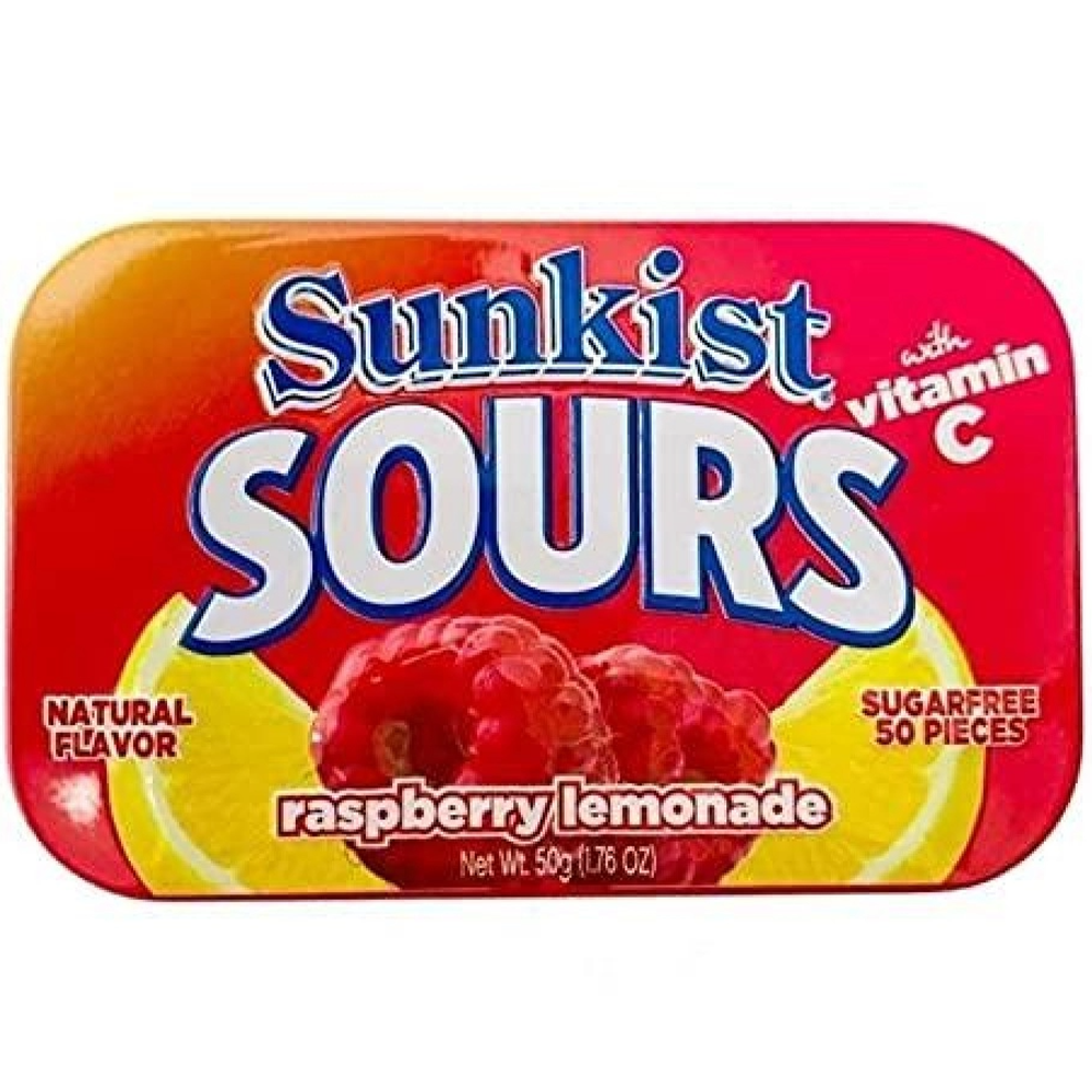 Sunkist Sours Raspberry Lemonade (50g) 6-Pack