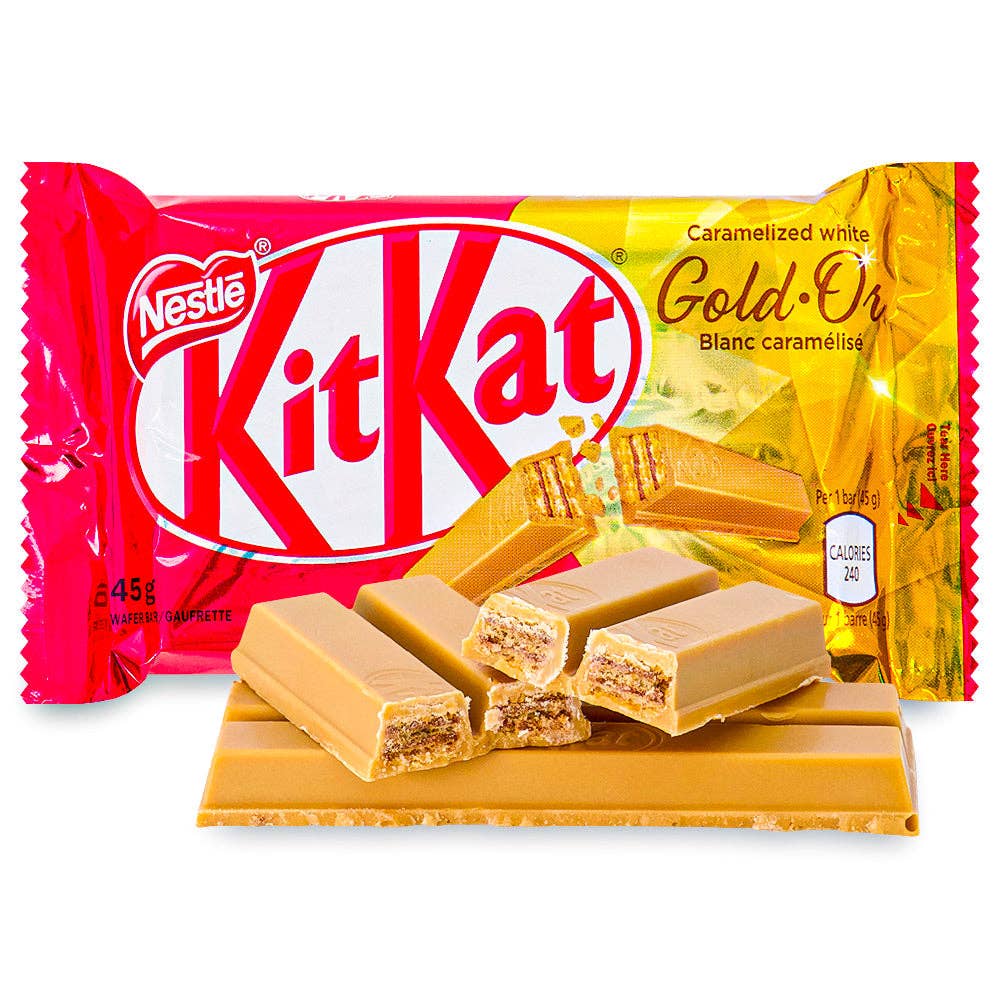 Kit Kat Gold Bar - 45g, case 48ct: Default Title